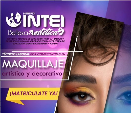 maquillaje flyer | Instituto INTEI