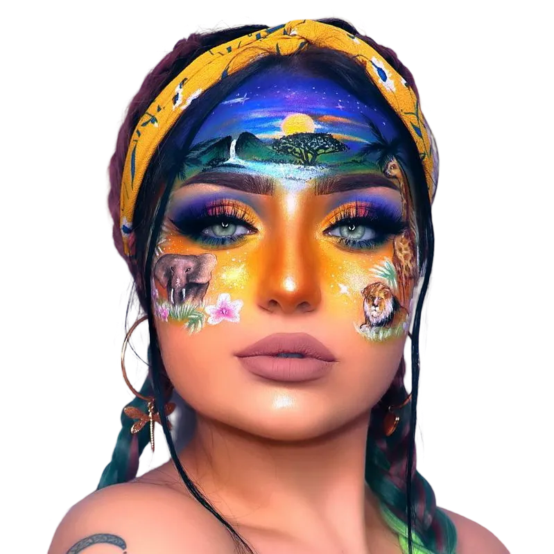 Maquillaje artistico Elemento Banner
